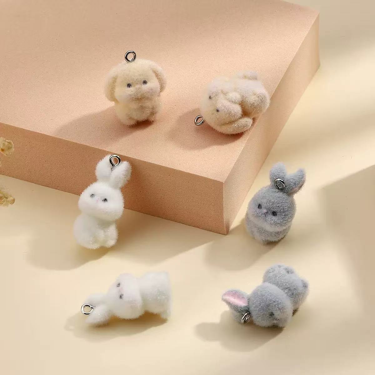 10pcs Flocking Little Rabbit R - огляд і ціна Resin Art Jewelry Kit