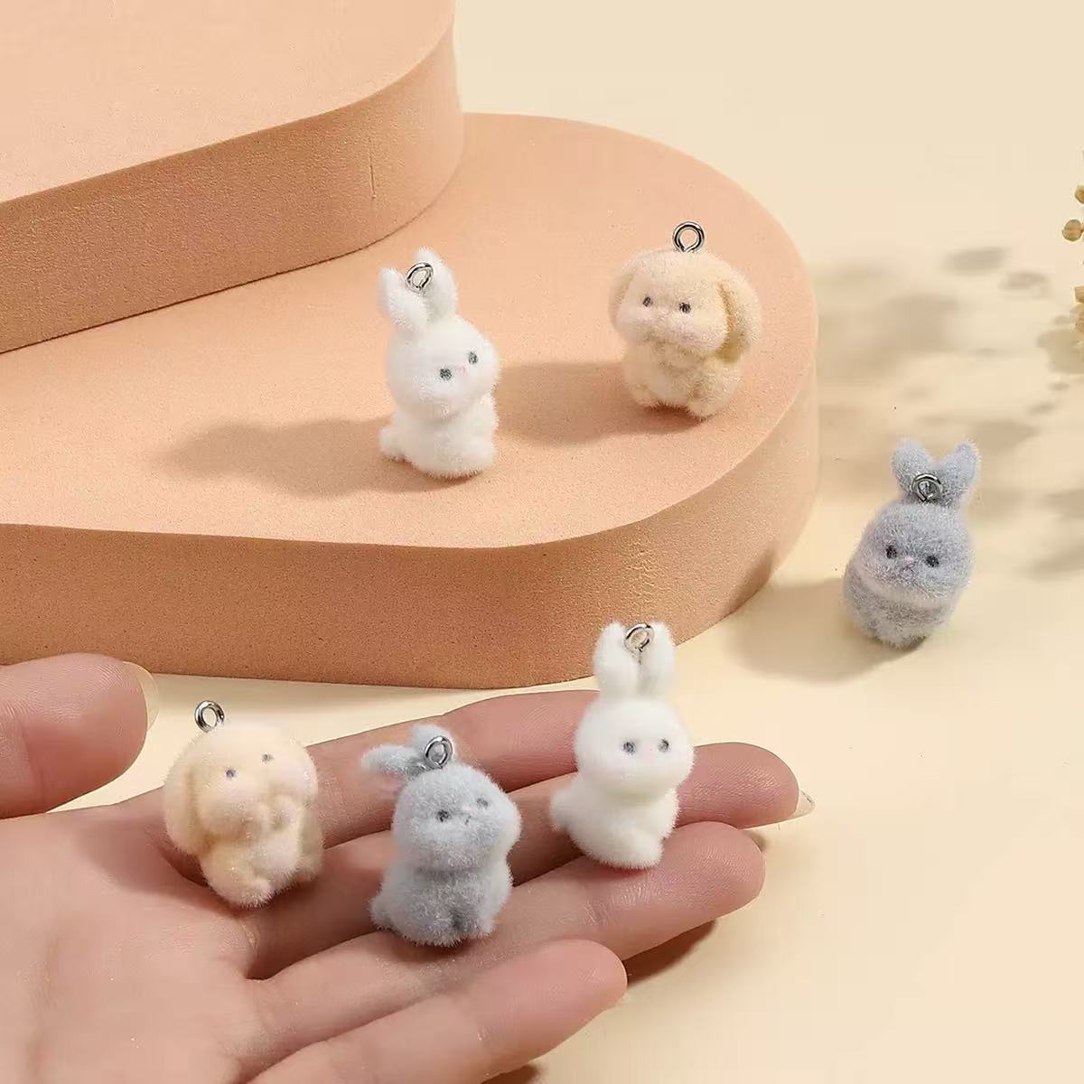 10pcs Flocking Little Rabbit R - огляд і ціна Resin Art Jewelry Kit