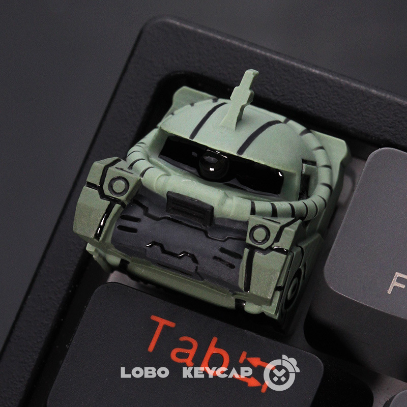 Gundam Zaku Resin Art Keycaps  - огляд і ціна Resin Art Workshop