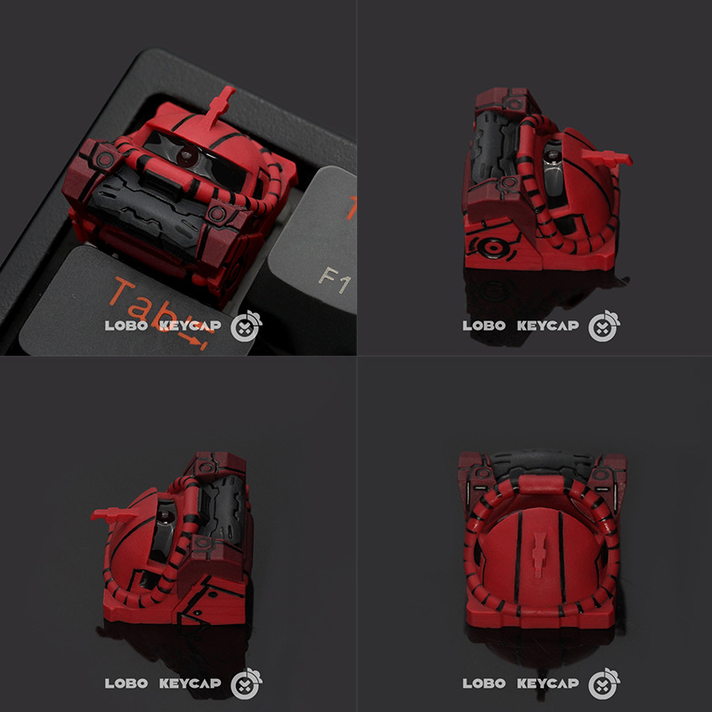 Gundam Zaku Resin Art Keycaps  - огляд і ціна Resin Art Workshop