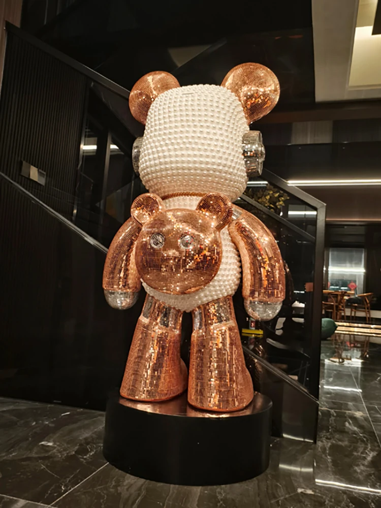 Home Decor 81CM Bear Sculpture - огляд і ціна Resin Art Floor